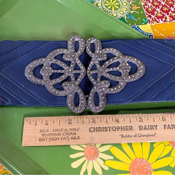80s Blue Waist Belt - Picture 5 of 5
